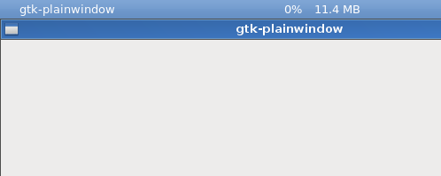 GTK 2 window