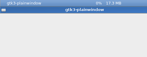 GTK 3 window