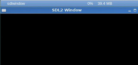 SDL2 window