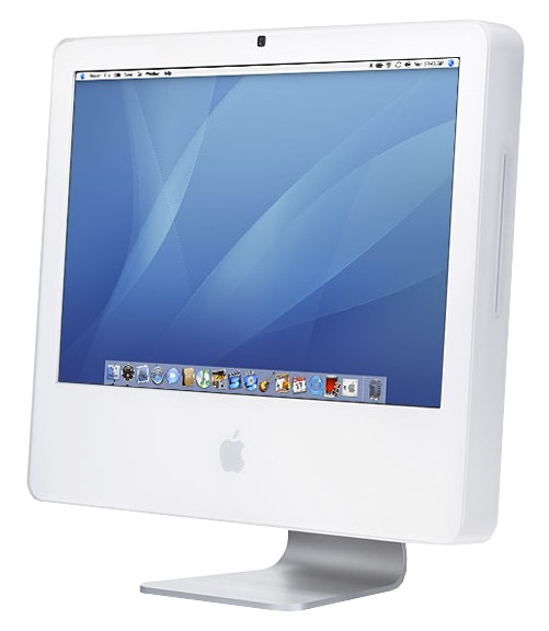 A picture of the white 2006 20-inch Intel iMac