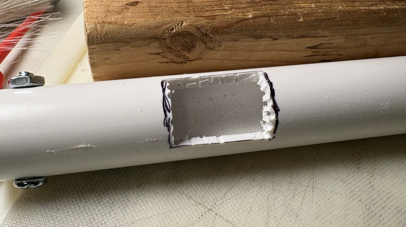 Window rough cut done